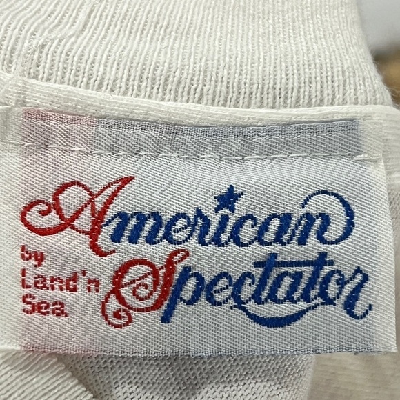 Vintage 80s Single Stitch USA America Floral 80s Crewneck American Tshirt - Picture 4 of 5